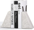 Marble Bookends for Heavy Books, Decorative Book Ends for Shelves, Durable and by Karibiber