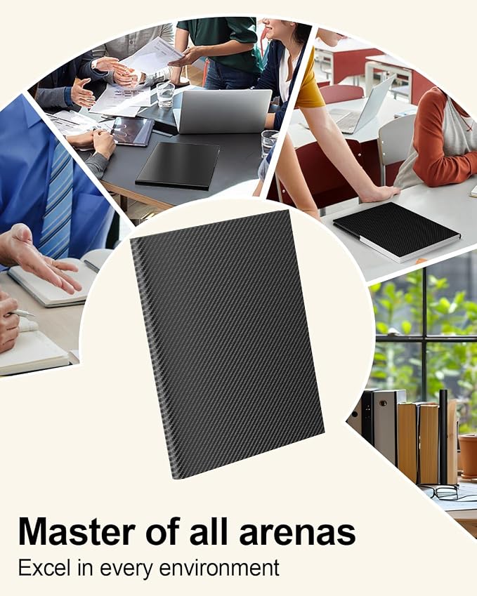 60 Pack Heavy Duty Black Plastic Folders - Image 5