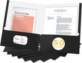 Zzrywuty File folders with Pockets, 50 Pack Paper Folders with Card Slot by Zzrywuty