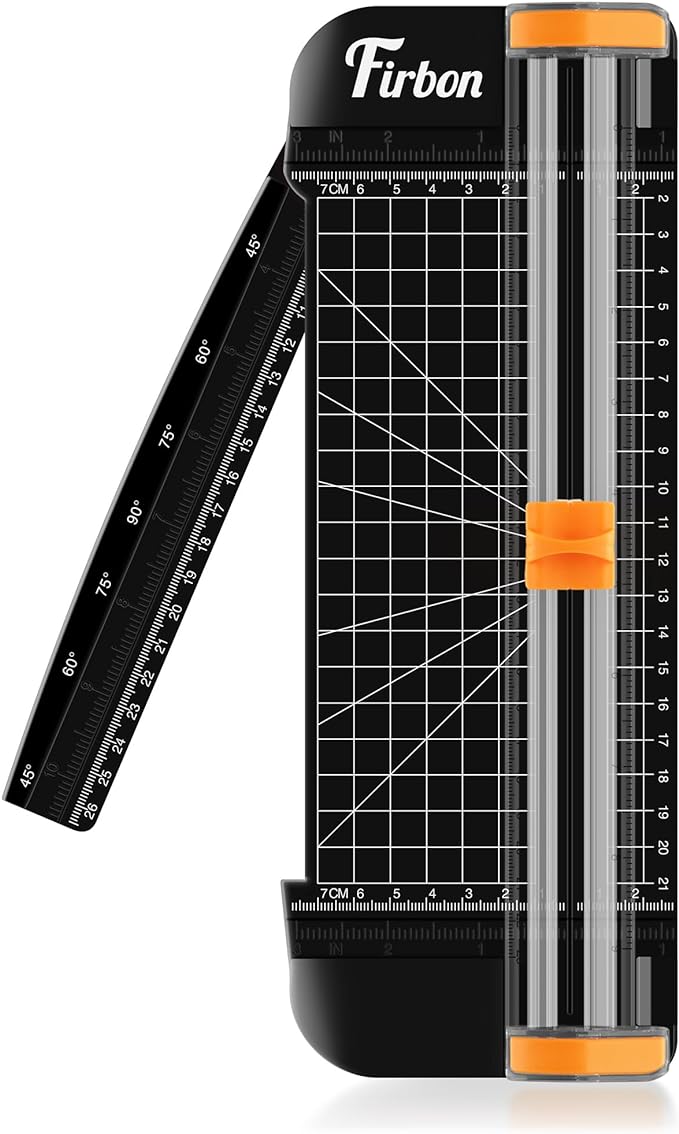 Firbon Black A5 Paper Cutter, Straight Small Paper Trimmer by Firbon
