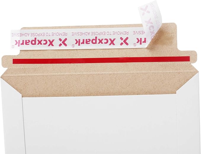 Xxcxpark 25 Pack Rigid Mailers 6.25 x 8.25 inches, Self Seal Photo Document - Image 5