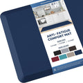 KitchenClouds Kitchen Mat Cushioned Anti Fatigue Kitchen Rug 17.3"x60" Water by KitchenClouds