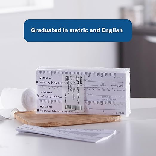McKesson Wound Measuring Guide Ruler, Non-Sterile, 6 in - Image 4