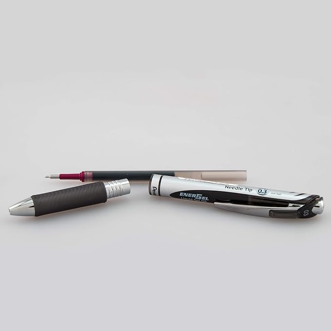 Pentel EnerGel RTX Retractable Liquid Gel Pen, Extra Fine Line, Needle Tip - Image 5