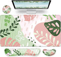 Gimars 4 in 1 Mouse Pad and Keyboard Wrist Rest Set, Large Mouse Pad by Gimars