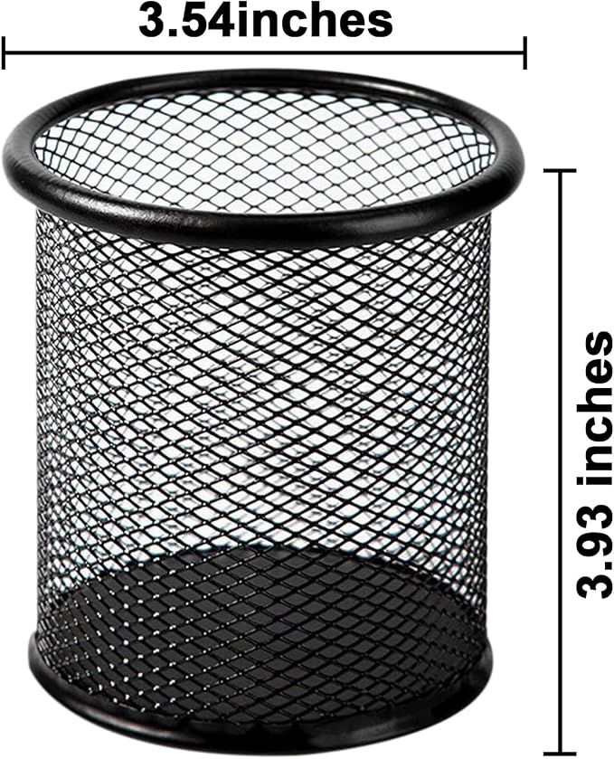 QYH Mesh Pencil Cup for Desk 6 Pack, Desk Organizer for Office, Home & Business - Image 7