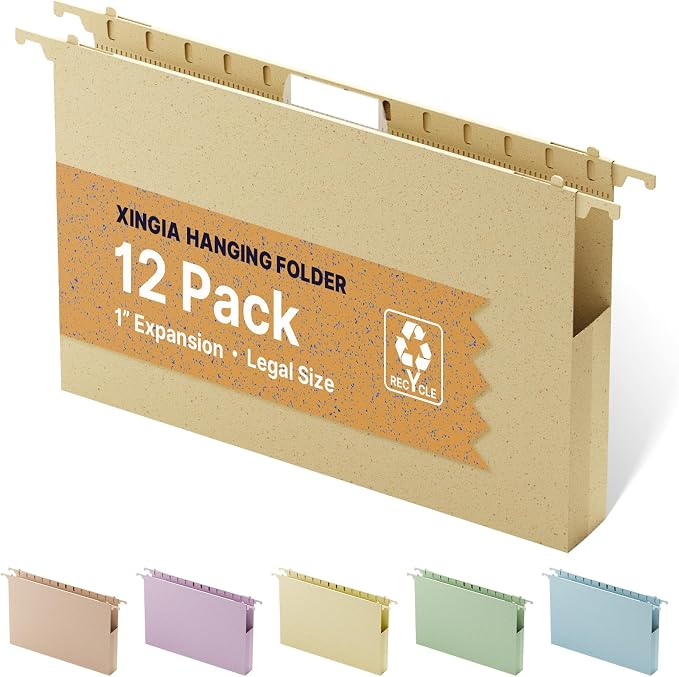 XINGIA Legal Size Hanging File Folders, Legal Hanging File Folders by Unknown