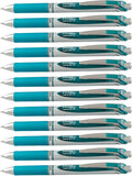 Pentel EnerGel RTX Retractable Liquid Gel Pen Metal Tip, 12 Pack, Medium Line by PentelofAmerica