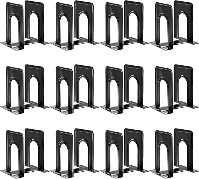 HappyHapi Book Ends, Bookends for Shelves, Book Ends for Heavy Books Holders by Happyhapi