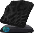 20" Gel Seat Cushion for Long Sitting – Office Chair Cushion – Wheelchair by Helishy