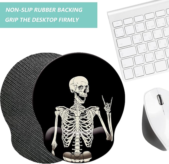 Mouse Pad with Wrist Support, Ergonomic Mouse Pad with Memory Foam Wrist Rest - Image 4