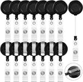 Zonon 30 Pcs Retractable Badge Reel Clips ID Card Holder Reel by Zonon