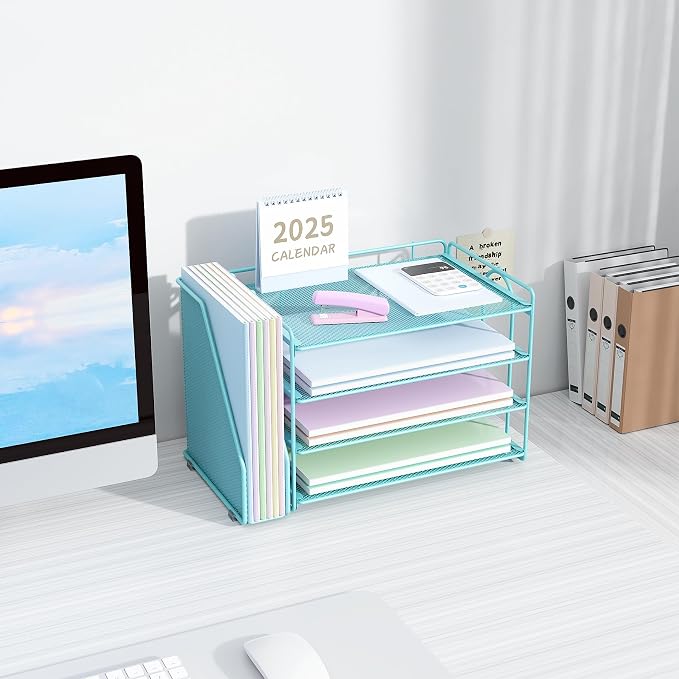 Spacrea Desk Organizers and Accessories, Paper Organizer - Image 4