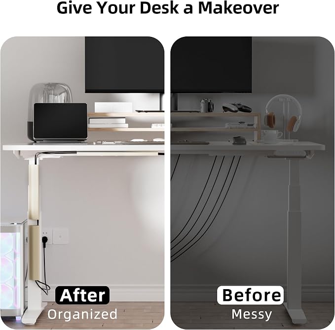 YECAYE 157in Cable Management, Cord Organizer, Easy Install Self-Adhesive Cord - Image 5