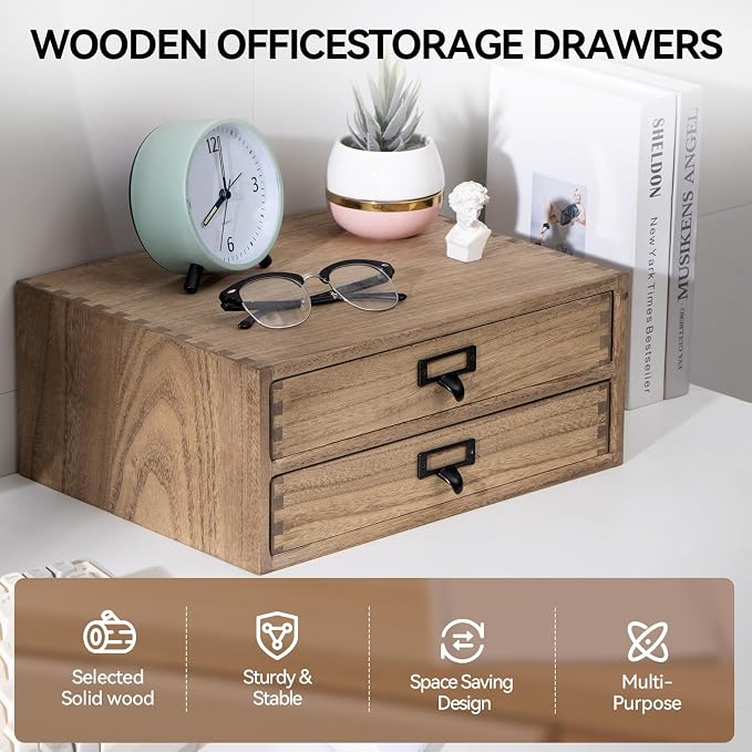 KIRIGEN Wooden Desk Organizer - Image 3