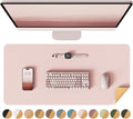 YSAGi Double-Sided Desk Pad, Leather Desk Mat, Eco Cork Desk Pad Protector by YSAGi