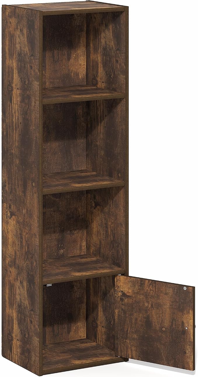 Furinno LUDER Book Shelf, 4-Tier Bookshelf - Image 9