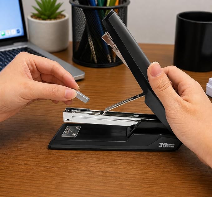 Metal Stapler with 830 Staples, Office Stapler, Staplers - Image 4
