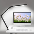 LED Desk Lamp with Clamp, Architect Desk Lamp with Dual Light and Adjustable by Micomlan