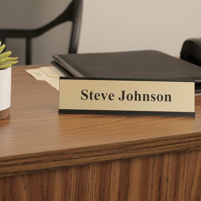ExcelMark 2"x 8"Aluminum Name Plate Holder - Image 5