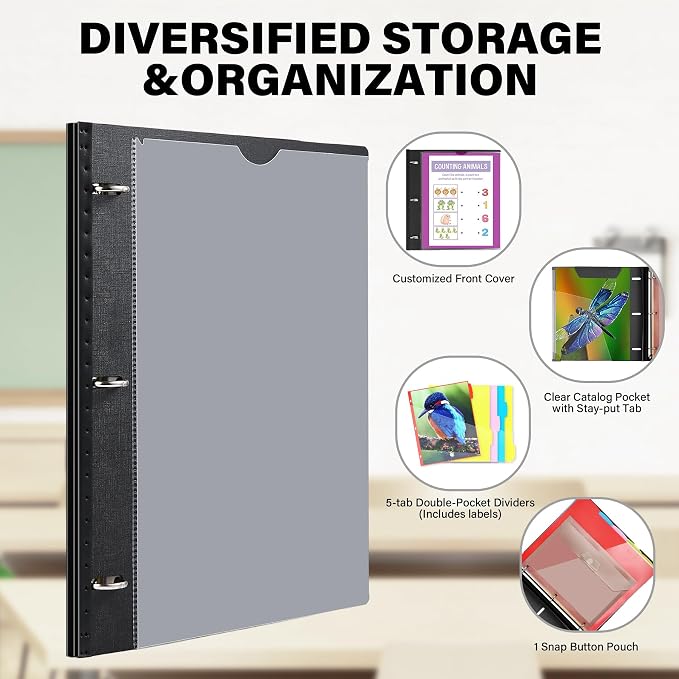 WOT I Telescoping Project Organizer, Refillable Binder - Image 5