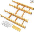SpaceAid Bamboo Drawer Dividers by SpaceAid