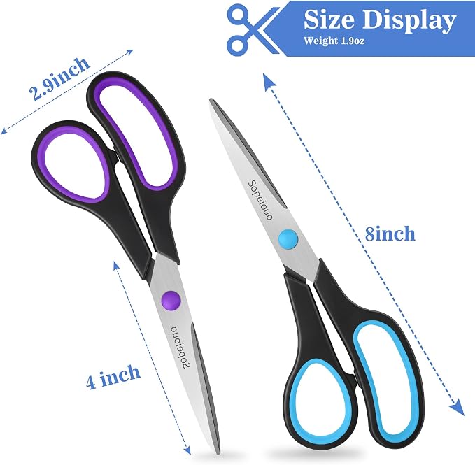 Scissors Set of 24-Pack, High/Middle School Student Teacher, Right/Left Hand - Image 4