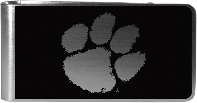 Siskiyou Sports NCAA Unisex Black and Steel Money Clip by Siskiyou