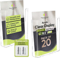 Acrylic Brochure Holder for Wall Mounting, Literature Holder for Magazines by TopNotchDisplays
