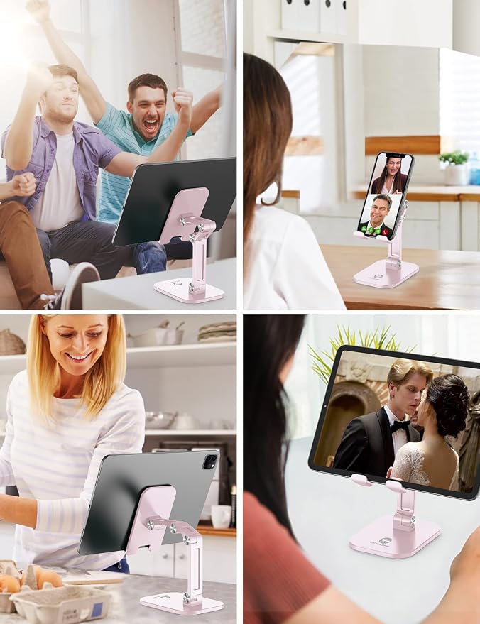 OCYCLONE Phone Stand, Adjustable Height and Angle Foldable Cell Phone Stand - Image 6