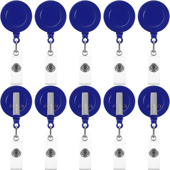 Zonon 50 Pcs Retractable Badge Holder Reels by Zonon