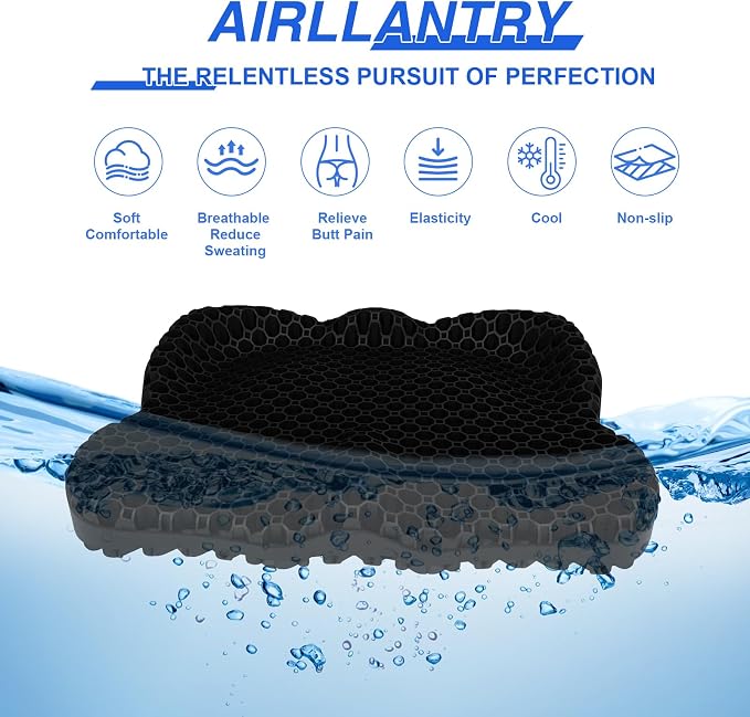 Thicken 19.7in Seat Cushion, Gel Seat Cushion - Image 8