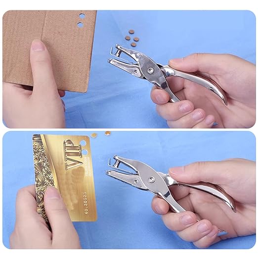 TENOC Handle Hole Punch 1-Piece, Paper Circle Bore Helper - Image 4