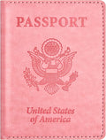 Eoehro Passport and Vaccine Card Holder, Faux Leather, Lightweight, Waterproof by welcometoEoehro