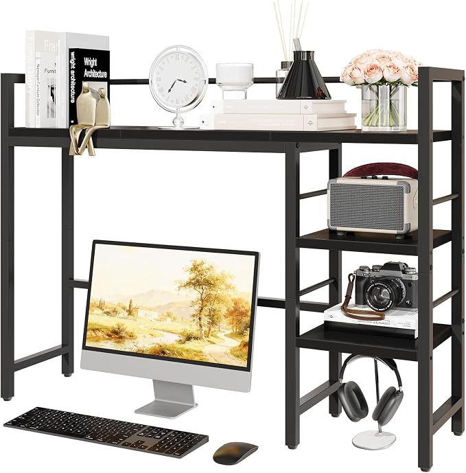 HavenlyYouth Desk Shelf, 38.6 Inch Wood Desk Organizer Shelf by HAVENLYYOUTH