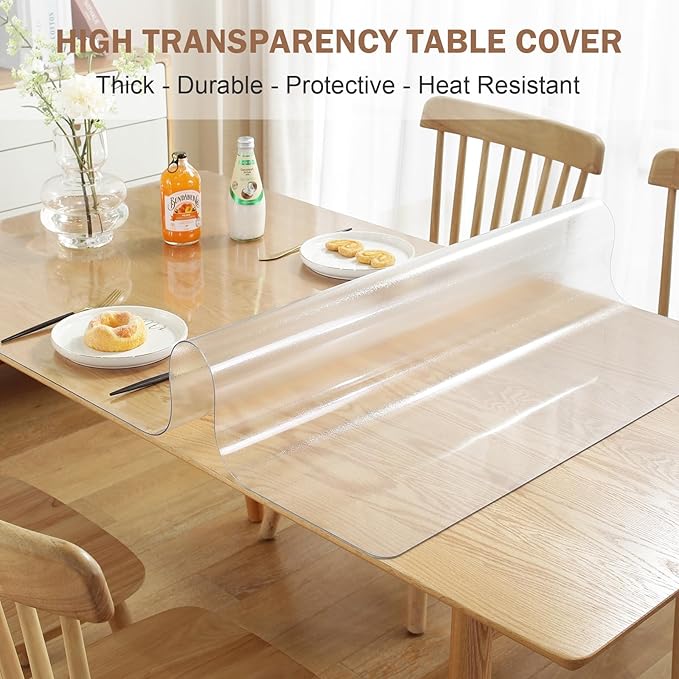 LovePads Frosted Desk Mat 30 x 48 Inch, 1.5mm Thick Frosted Table Protector - Image 2