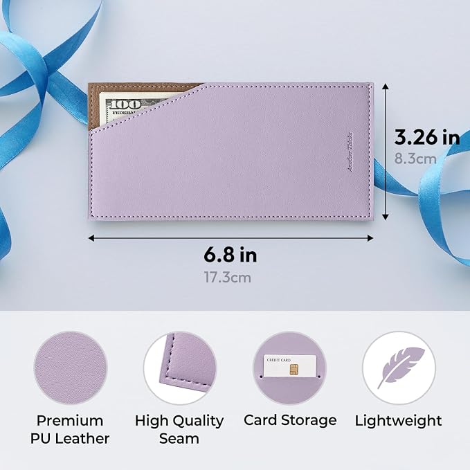 carrotez PU Leather Card and Cash Envelope - Image 4