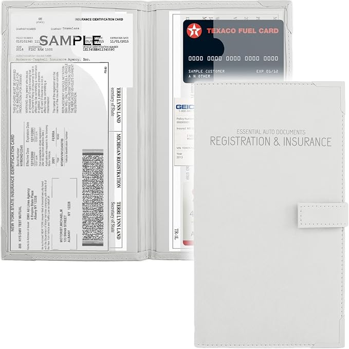 Auto Insurance and Registration Card Holder by PlusXpres