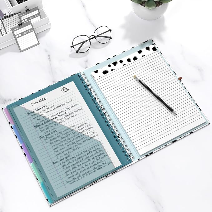 Hongri Clipboard Folio with Refillable Lined Notepad, 8.5 x 11 Folders with - Image 7