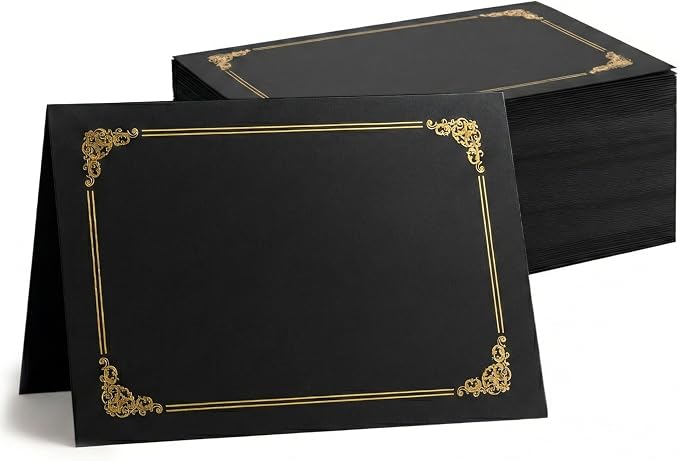 40 Pcs Certificate Holders Bulk, Document Covers by Homelance