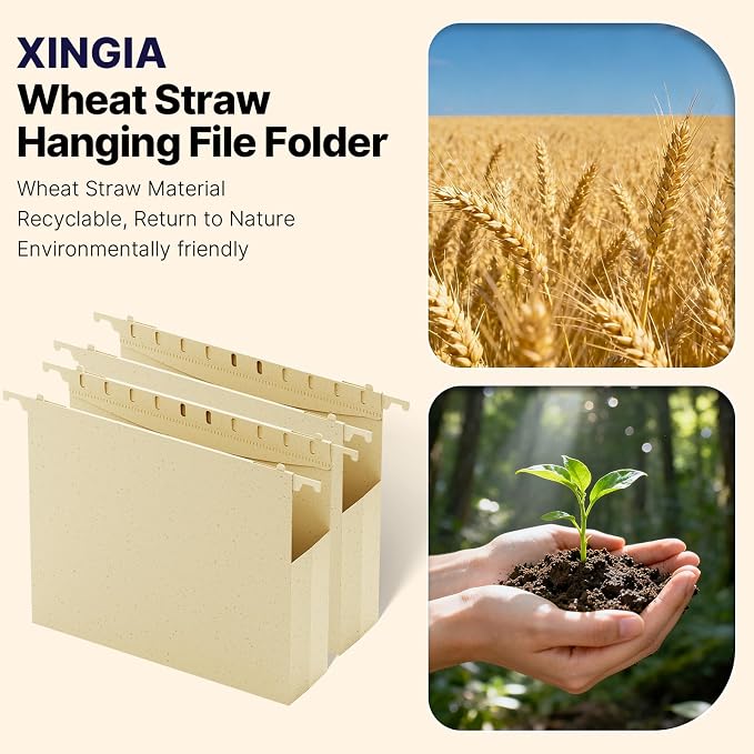 XINGIA Plastic Hanging File Folders, Letter Size - Image 6