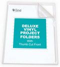 C-Line Deluxe Super Heavyweight Non-Glare Vinyl Project Folders, Letter Size by C-Line