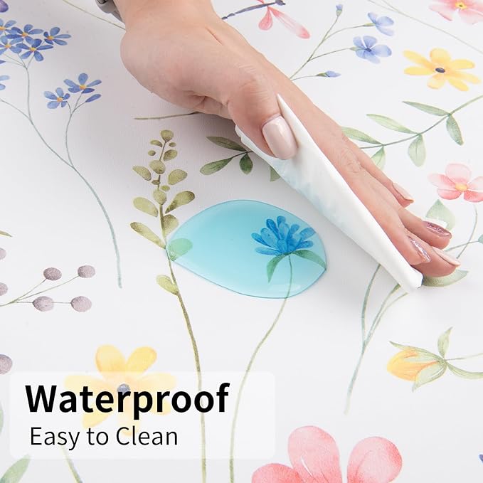 Colorful Star Large Mouse Pad, Floral Waterproof Office Desk Mat, Non-Slip - Image 6