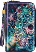 Family Passport Holder Wallet RFID Blocking Document Organizer PU Leather by Simikol