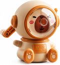 Cute Capybara-Shaped Astronaut Manual Pencil Sharpener, Hand Crank Desktop by Unknown