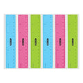 BAZIC Products 6 in Clear Plastic Ruler, Inch & Metric, 3 Pack by BAZICProducts