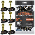 BEST CONNECTIONS Coaxial Cable Clips by BESTCONNECTIONS