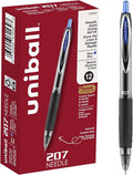 uniball 207 Needle Retractable Gel Pens, Medium Point, 12 Pack by uni-ball