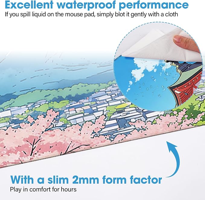 Waterproof Desk Mat 31.5x15.7 Inch - Image 5