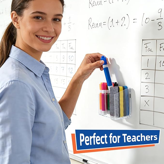 Simetufy Magnetic Pen Holder, Magnetic Dry Erase Marker Holder, magnetic pen - Image 2